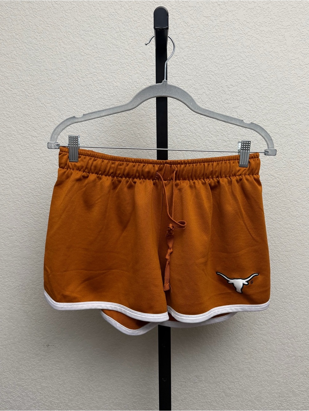 Colosseum | Women's Burnt Orange Texas Longhorns Athletic Shorts with White Trim